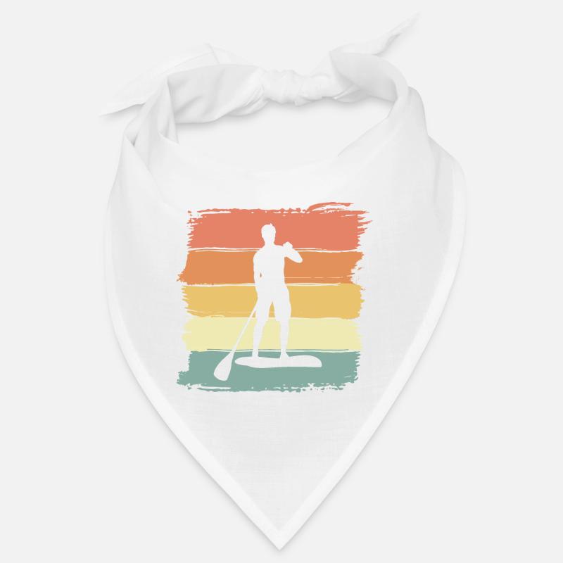 Paddleboard vintage retro paddleboard laying Bandana