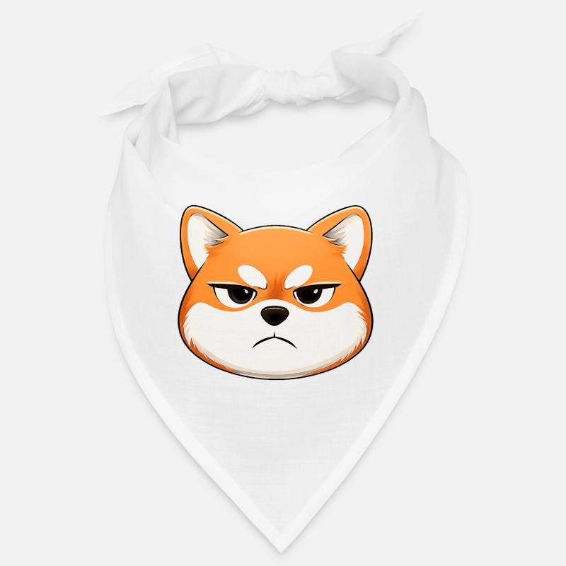 Grumpy, the shiba inu who makes a face Bandana