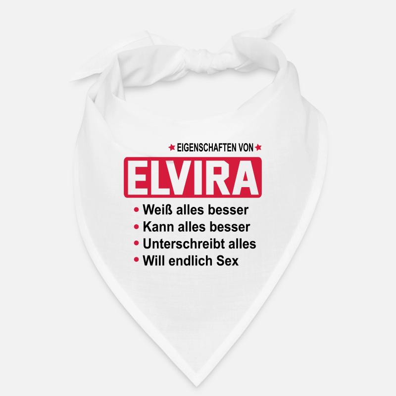 elvira Geschenk Geschenkidee Name Bandana