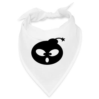Bomb Oh - Bandana - Weiß - Vorne