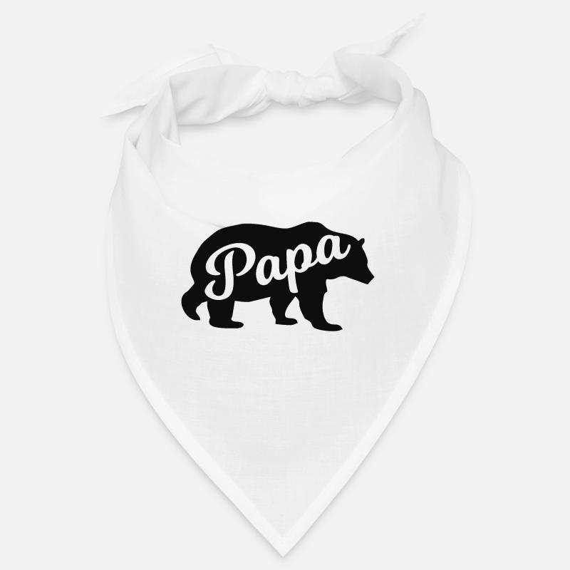 Papabär Papa Bär Vater Braunbär Bandana