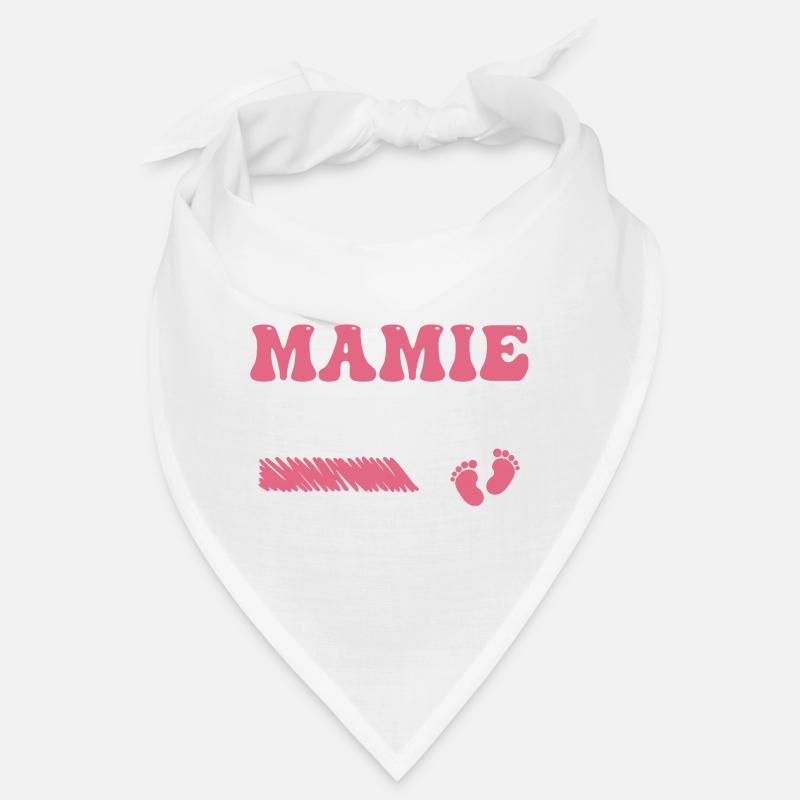 Grossesse Grand Mère Encore Mamie 2026 - Bandana - blanc