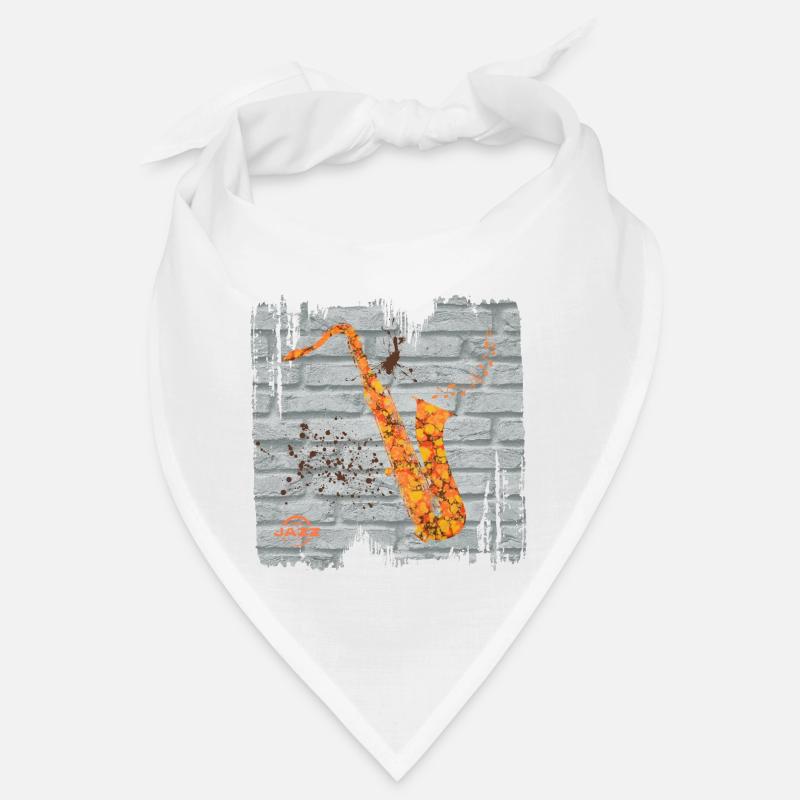 saxophon e 212 - Bandana - Weiß