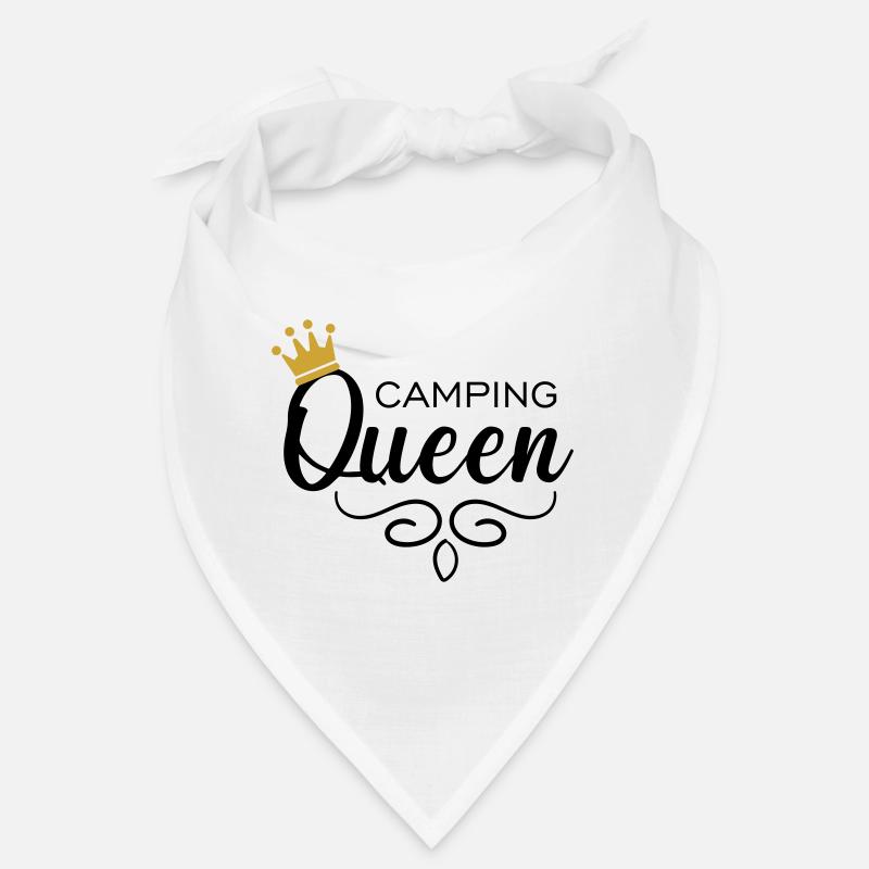 Camping Queen - Bandana - Weiß