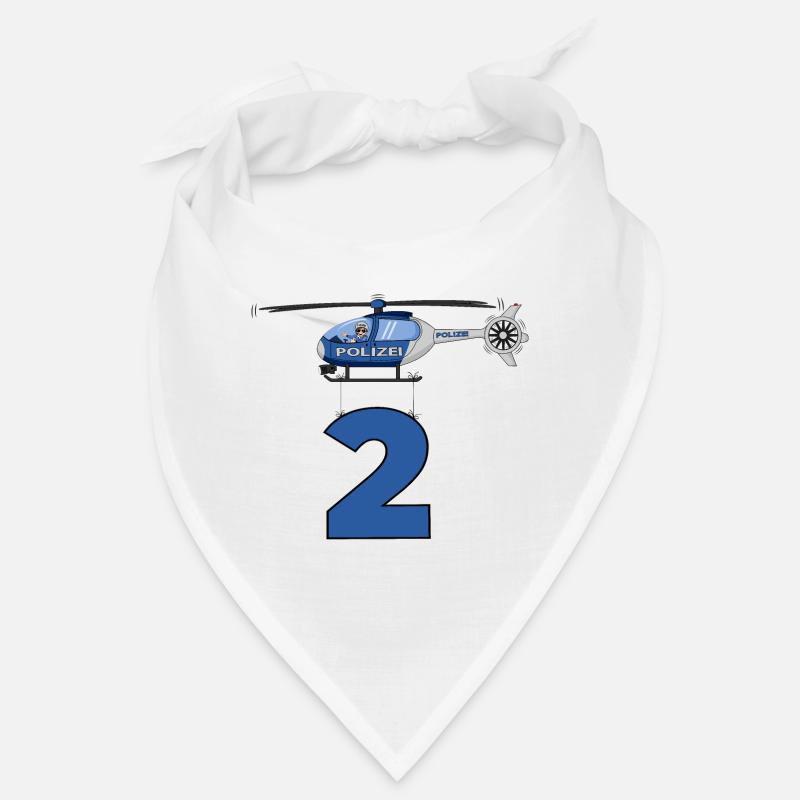 Polizei Hubschrauber 2. Geburtstag Bandana