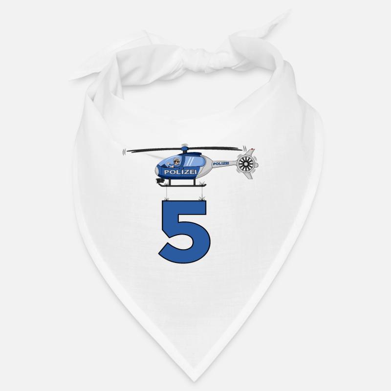 Polizei Hubschrauber 5. Geburtstag Bandana