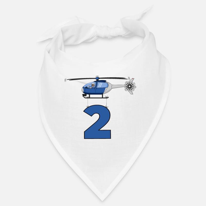 Hélicoptère 2ème anniversaire Bandana