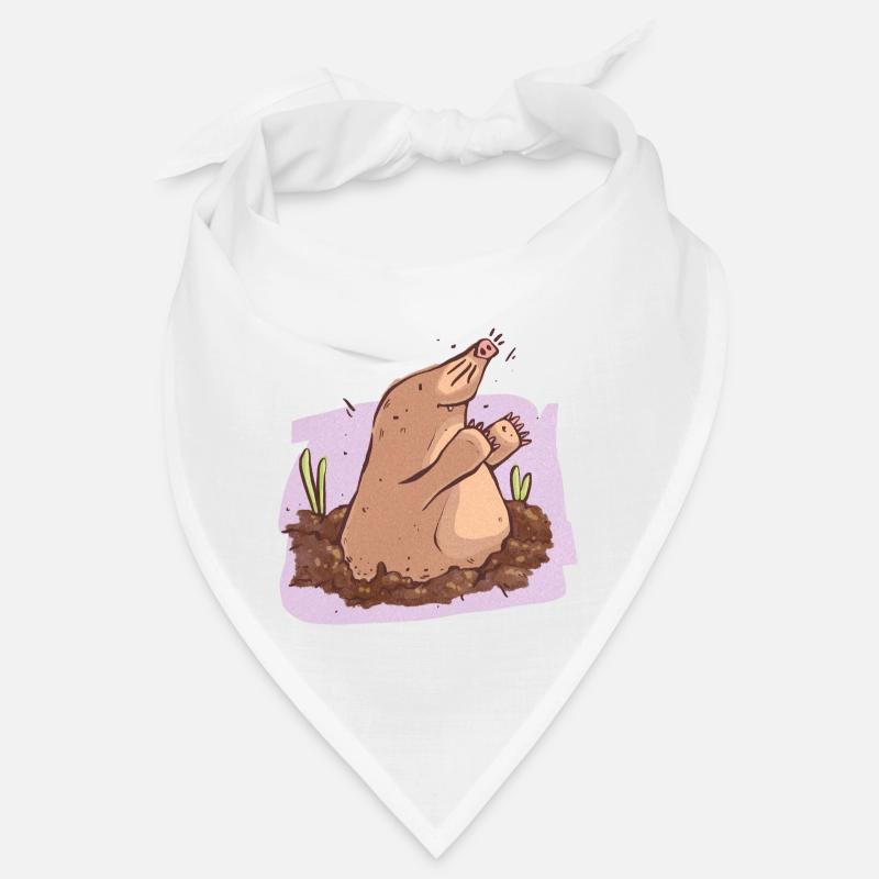 Mole in der Erde Bandana