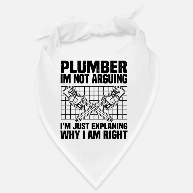 Plumber sayings | Craftsman Trainee Gift Ideas Bandana