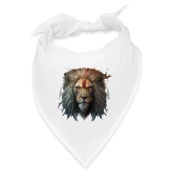 Löwe der Untoten - Bandana - Weiß - Vorne
