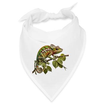 Chamäleon-Glamour - Bandana - Weiß - Vorne