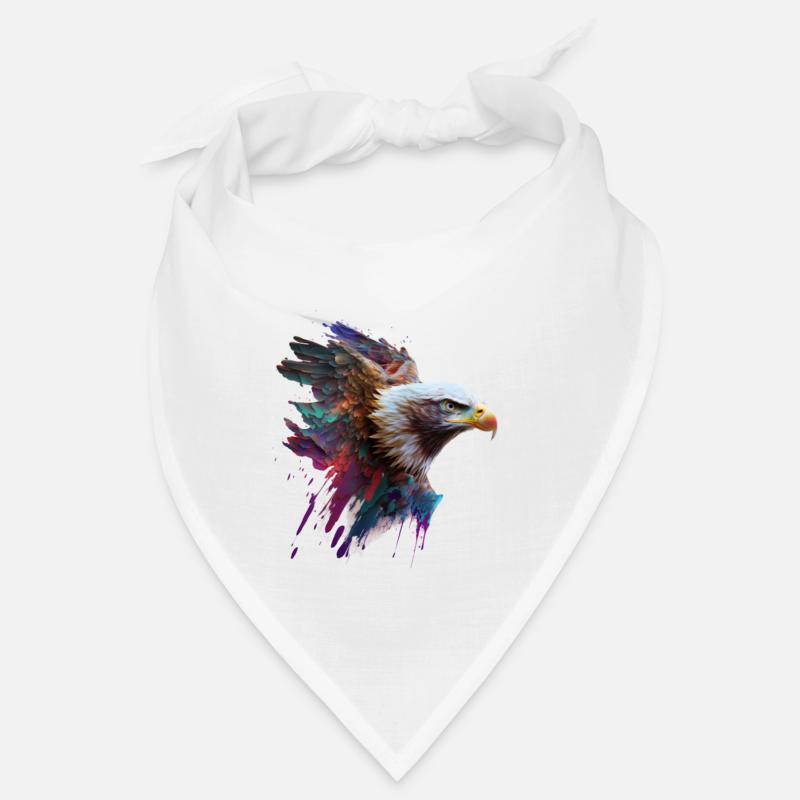 Adlerstolz: Ein ölgemaltes Kunstwerk Bandana