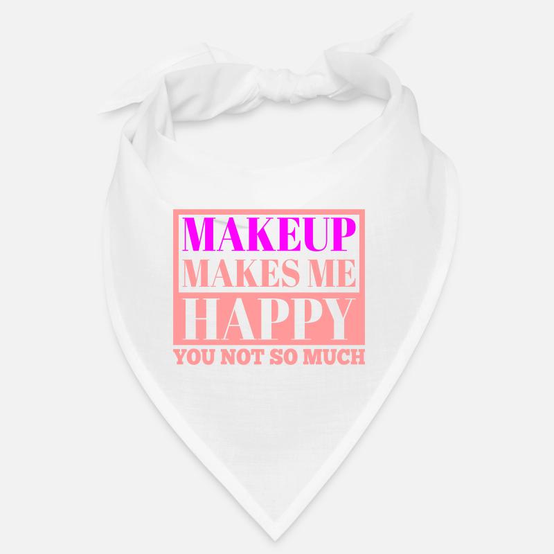 Makeup makes me happy | Farben änderbar Bandana