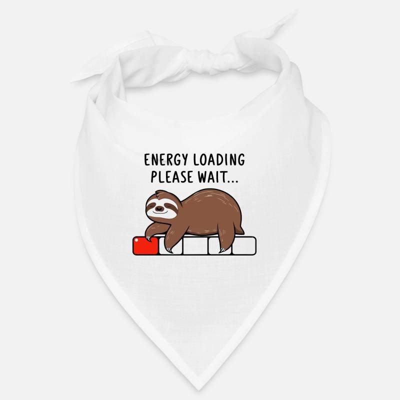 Faultier Energy Loading Please Wait Bandana