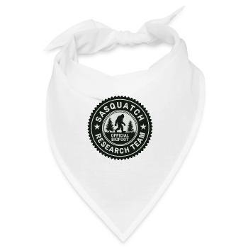 Official Bigfoot Sasquatch Research Team - Bandana - Weiß - Vorne