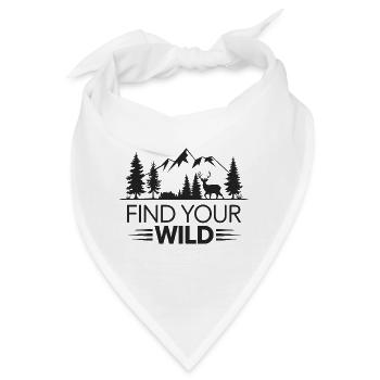 Outdoor Find Your Wild Abenteuerlust - Bandana - Weiß - Vorne