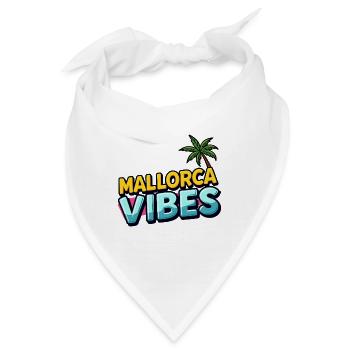 Mallorca Vibes Sommer, Sonne & Partyfeeling - Bandana - Weiß - Vorne