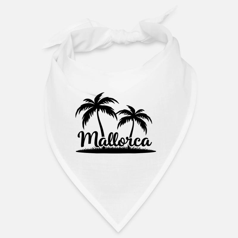 Sentiment d’être sur l’île de Majorque – vacances Palm Trees Beach Bandana