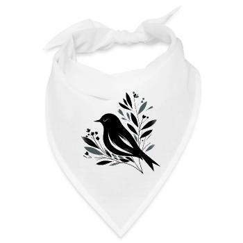 Amsel - Bandana - Weiß - Vorne