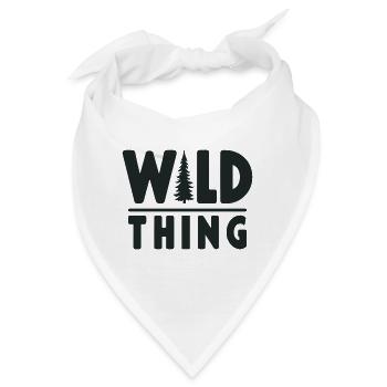 Wild Thing Wald Abenteuer - Bandana - Weiß - Vorne