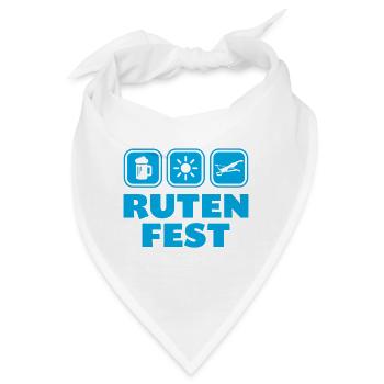 Rutenfest Ravensburg Wappen Symbole - Bandana - Weiß - Vorne