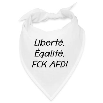 Freiheit - Bandana - Weiß - Vorne