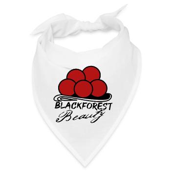 Schwarzwald Beauty Heimat Bollenhut Kuckuck - Bandana - Weiß - Vorne