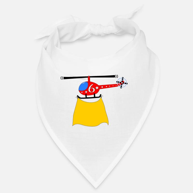Helicopter Birthday 6 Bandana
