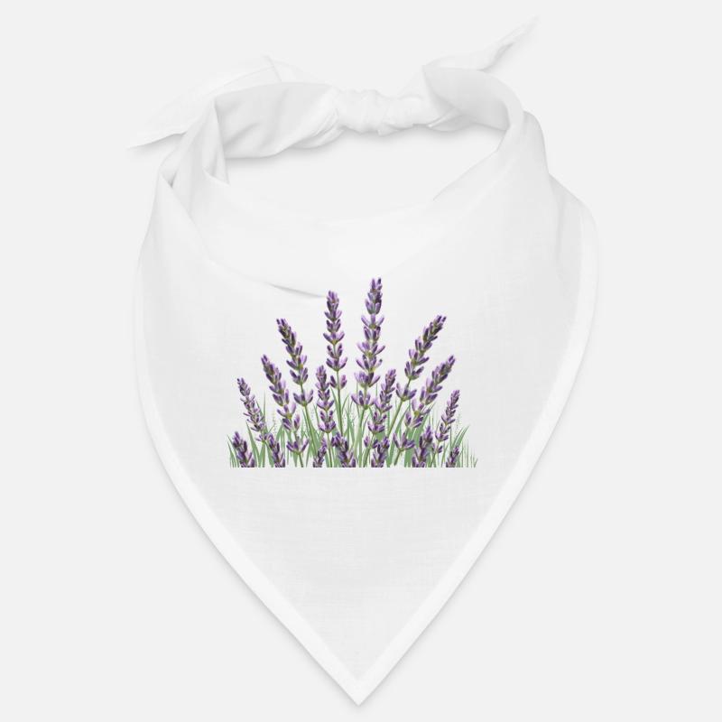 Lavender stalks Lavender Bandana