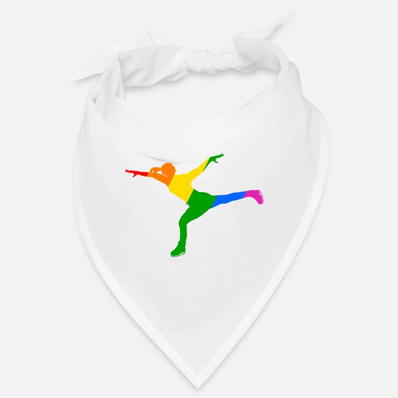 Farbenspiel beim Eiskunstlauf Bandana
