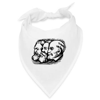 Chemnitz Geschenk Karl Marx Marxismus - Bandana - Weiß - Vorne