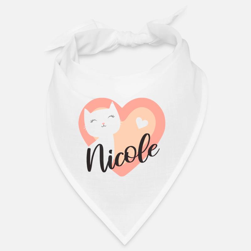 Nicole Nom Prénom Chaton Bandana