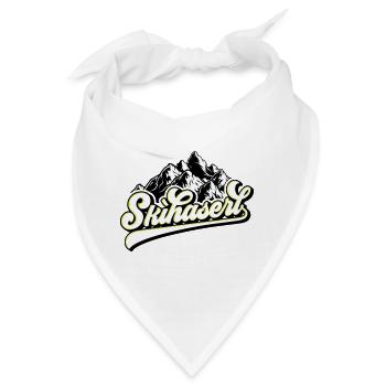 Farben änderbar | Skihaserl - Bandana - Weiß - Vorne