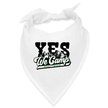 Farben änderbar | Yes We Camp - Bandana - Weiß - Vorne