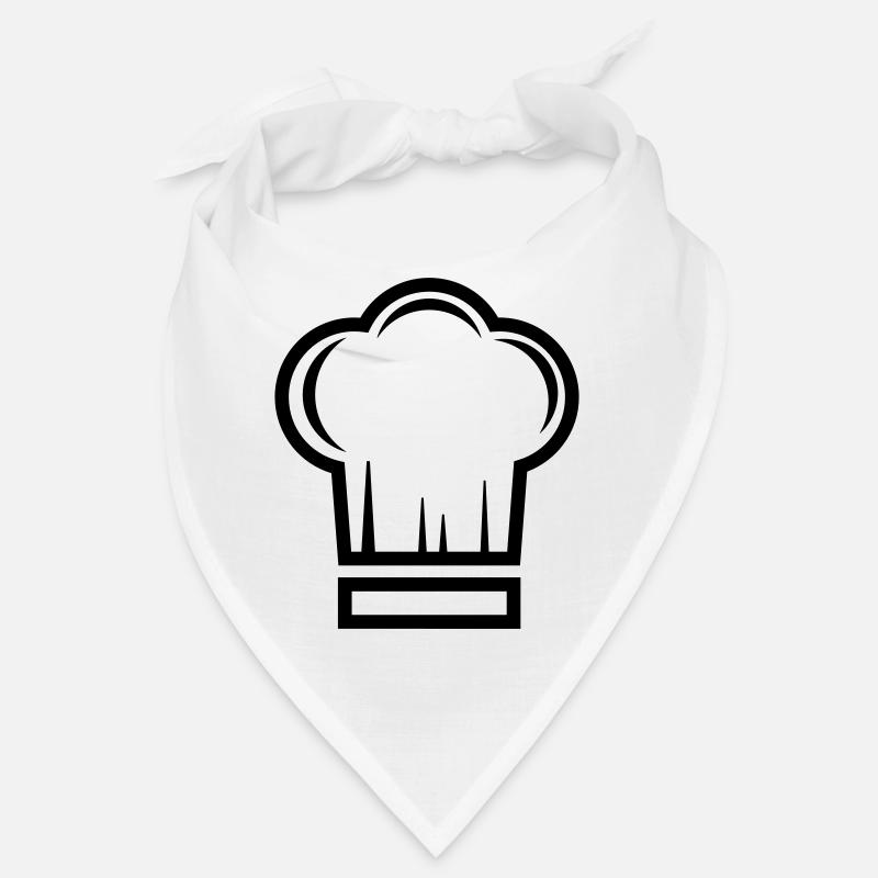 Cuisinier au chapeau de chef Bandana