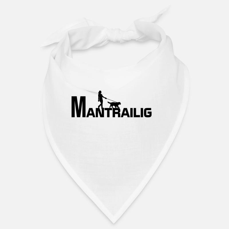 Mantrailing Silhouette Chiens de recherche Chiens Bandana