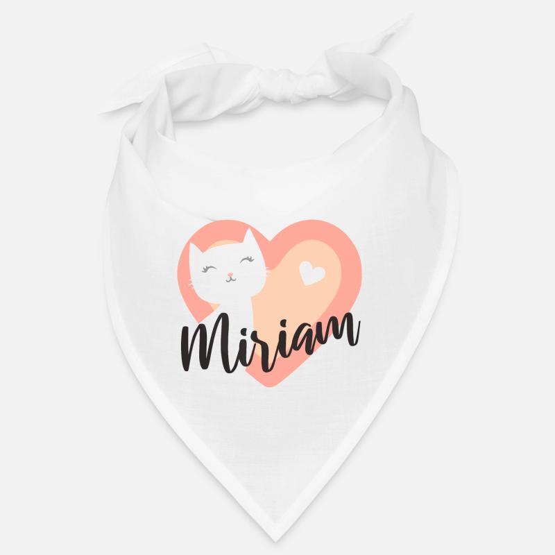 Miriam Name Vorname Kätzchen Bandana