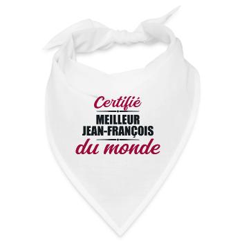 Zertifiziert als beste Jeans françois der Welt - Bandana - Weiß - Vorne
