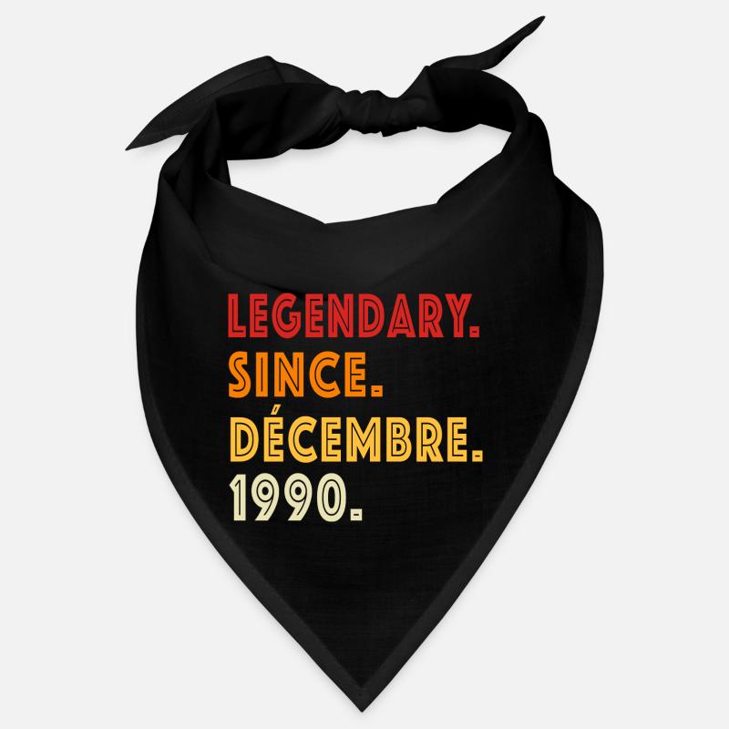 Décembre 1990 - Anniversaire en décembre Bandana