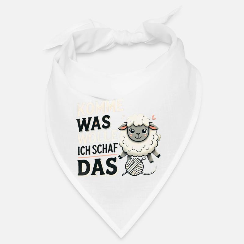 Komme was wolle ich Schaf das Bandana