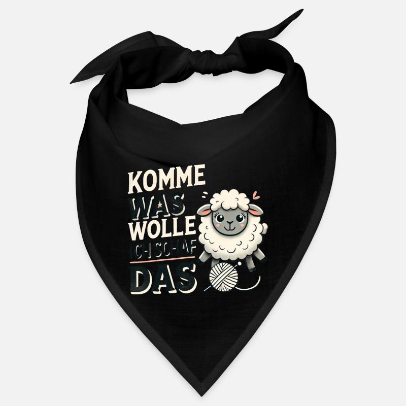 Komme was wolle ich Schaf das Bandana