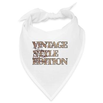 VINTAGE STYLE - Bandana - Weiß - Vorne