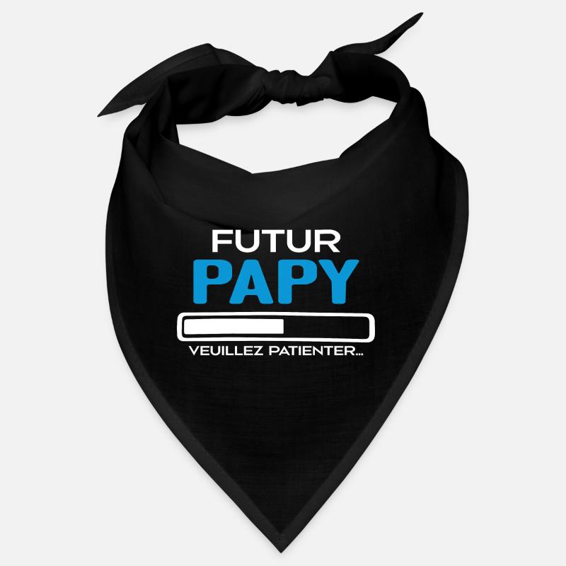 Futur Papy Veuillez Patienter - Idée Cadeau Papy Bandana