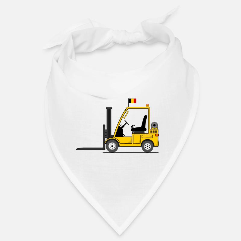 Forklift Belgium flag Bandana