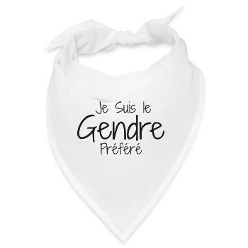 Schwiegersohn Humor, Schwiegersohn Idealer Humor - Bandana - Weiß - Vorne