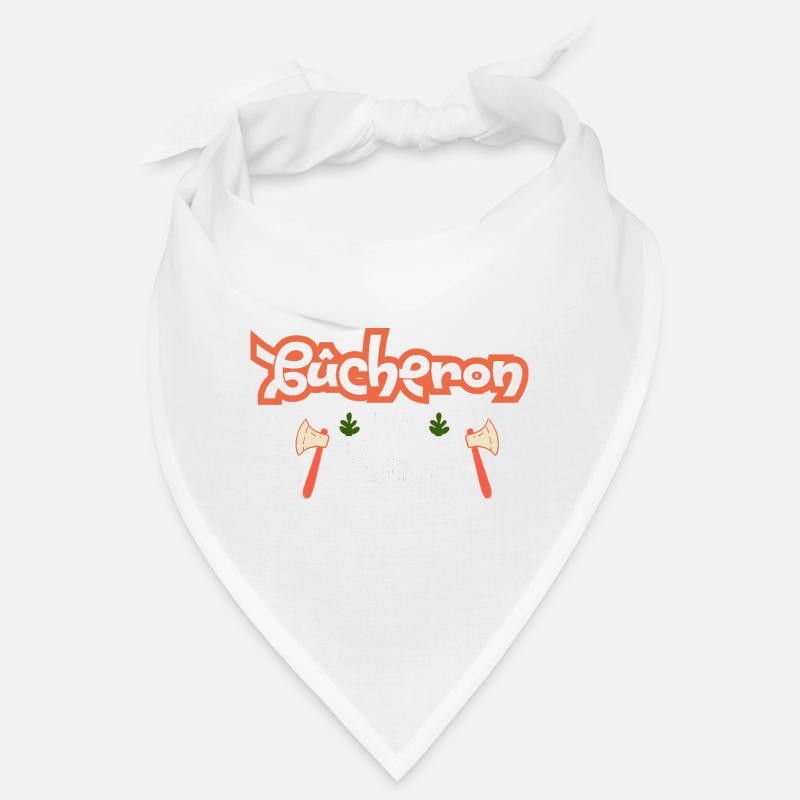 Bûcheron par nature - Bandana - blanc