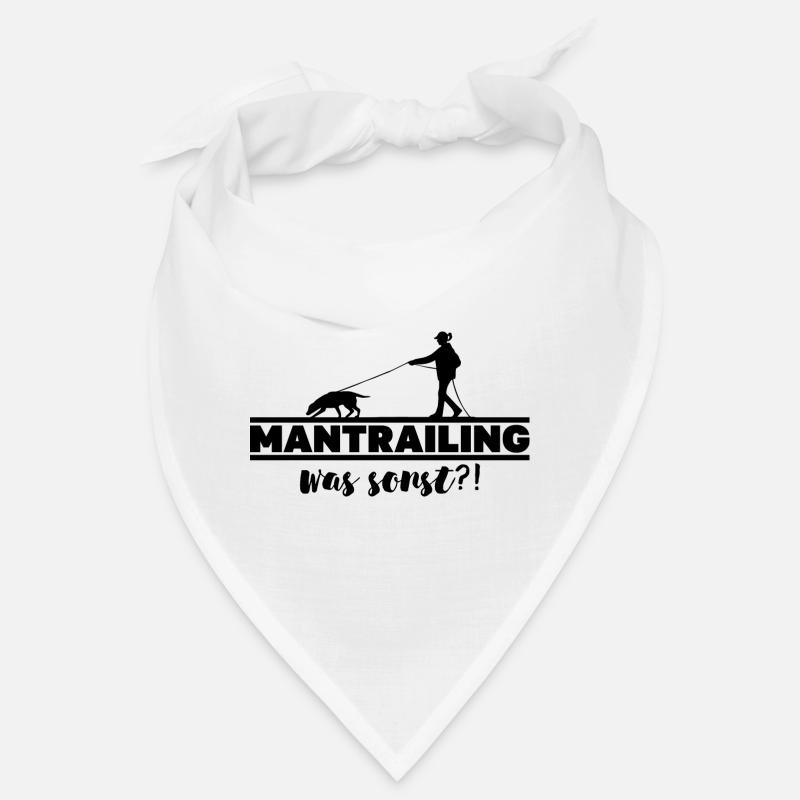Mantrailing autre silhouette chien de recherche chiens Bandana