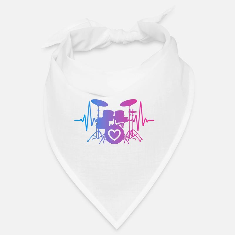 Battement cardiaque batteur Puls Drummer Bandana