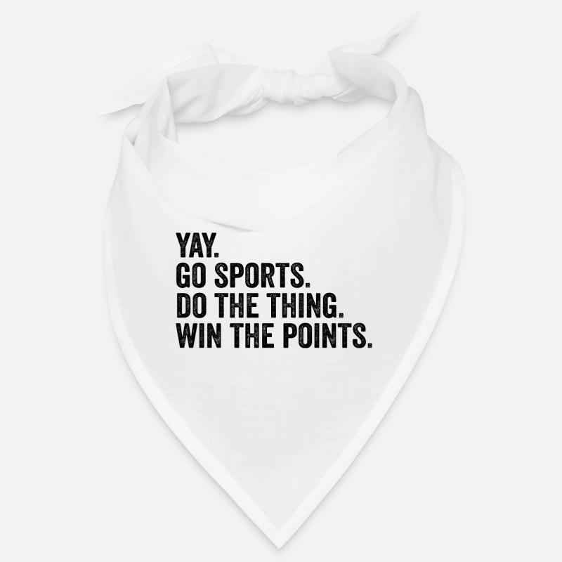 Yay Go Sport mach das Ding Gewinnen Sie die Punkte Bandana