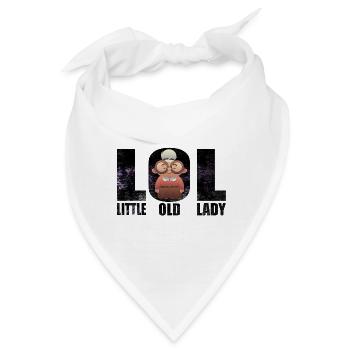 Little Old Lady - LOL - Bandana - Weiß - Vorne